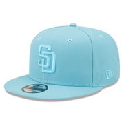 San Diego Padres New Era MLB 9FIFTY 950 Snapback Cap Hat Sky Blue Crown/Visor Sky Blue Logo (Color Pack)